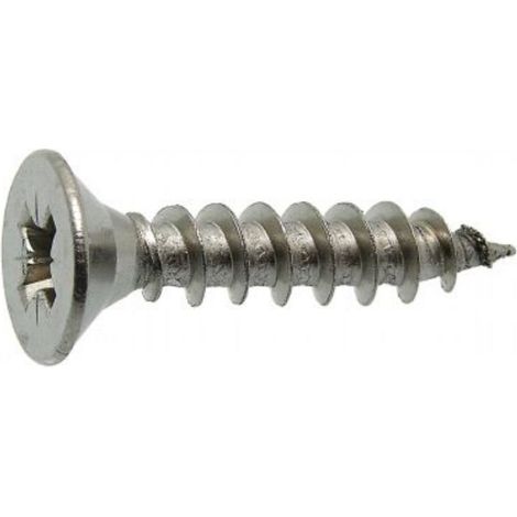 Vis à bois, tête fraisée pozidrive INOX - Longueur: 70 - Qualite Inox: A2 - Diamètre: 5 (1/7)