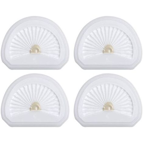 Paquete de 4 filtros para aspiradoras de mano, compatibles con los filtros de repuesto Black and Decker VLPF10 y las aspiradoras de mano Dustbuster HLVA315J HLVA320J00 N575266, reemplaza la pieza N600 (1/5)
