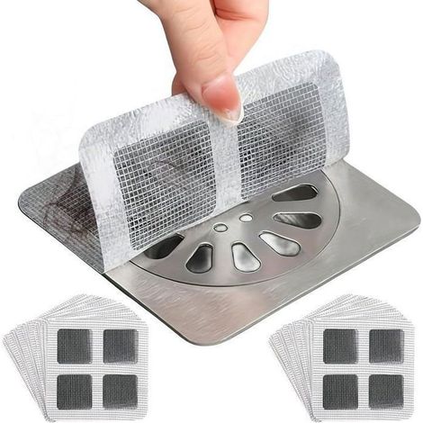Bonde filtre caniveau de douche jetable Lot de 25 (1/4)