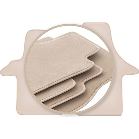 Hochwertige beige Fußmatten für: Volkswagen Transporter T5 Lieferwagen 2003-2015 (1/5)