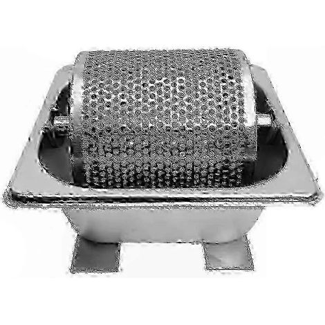 Prensa para Hambúrguer Aço Inoxidável 17.6x16.25x13 cm para Grelha e Churrasco (1/5)