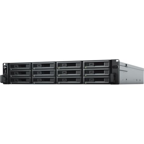 Synology RX1223RP Boîtier de disques de stockage Boîtier disque dur/SSD Noir 2.5/3.5"