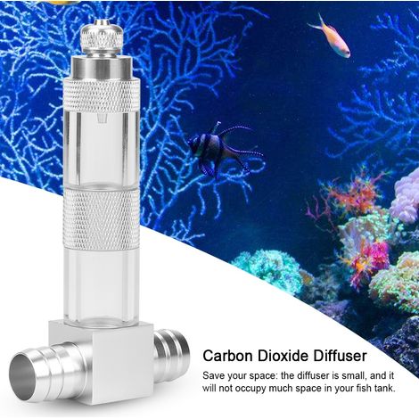 Atomiseur de CO2 Diffuseur de bulles de dioxyde de carbone pour aquarium, plantes aquatiques (2) (1/5)