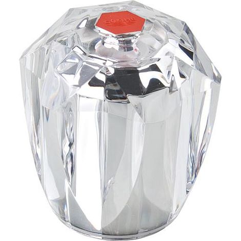 Poignee brillant F. Grohe 1/2" rouge (1/3)