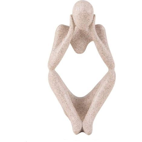 Sculpture abstraite en résine, décoration moderne, style 3 – (1/5)