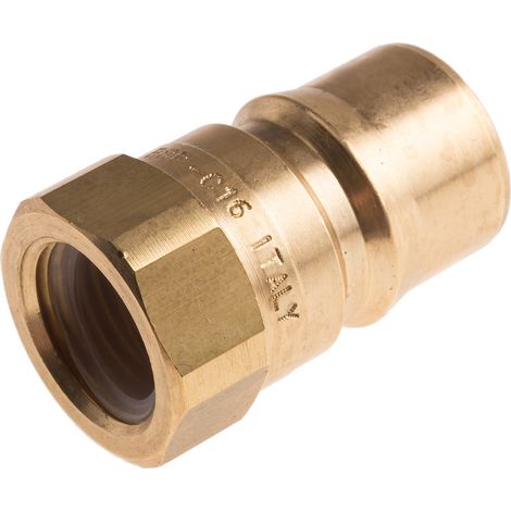 Raccord hydraulique rapide RS PRO, Mâle en Laiton 1/2pouces ( Prix pour 1 ) (1/2)