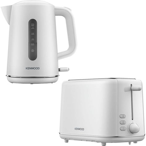 Kenwood Abbey Lux 1.7 Kettle & 2 Slice Toaster Set, White (1/4)