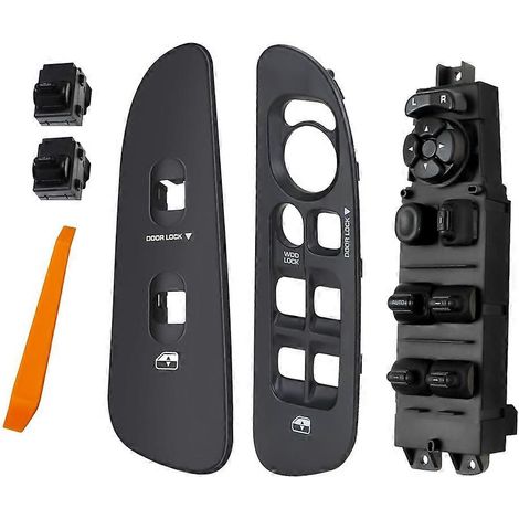 Fensterheberschalter und Verkleidungssatz für Dodge Ram 1500, 2500, 3500, Dakota und Durango (Teilenummern: 68171680AB, 56049805AB, 5HZ71XDVAD). (1/5)