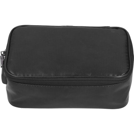 Pochette de rangement pour certificats avec cadenas, étanche et ignifugée, pour documents, passeport et argent, noire. (1/5)