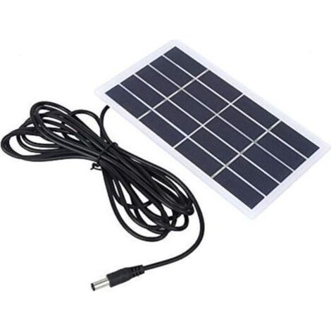 2W 5V Polysilicon Solar Panel Solar Power Battery Panel with DC Interface for 3.7V Battery Outdoor Garden Lamp (1/5)