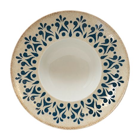 Saturnia Collezione Table K-Bowl D 27,5 Cm H 6 Cm D. Interno 14,5 Cm Porcellana Napoli Decorata