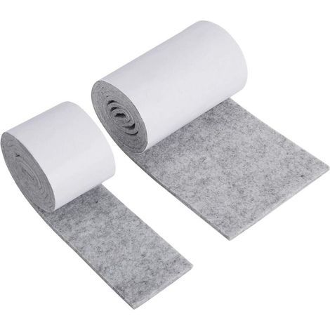 [JAMAIS UTILISÉ] Patins Adhésifs en Feutre pour Meubles 2 Rouleau Antidérapant Furniture Pads (1/4)
