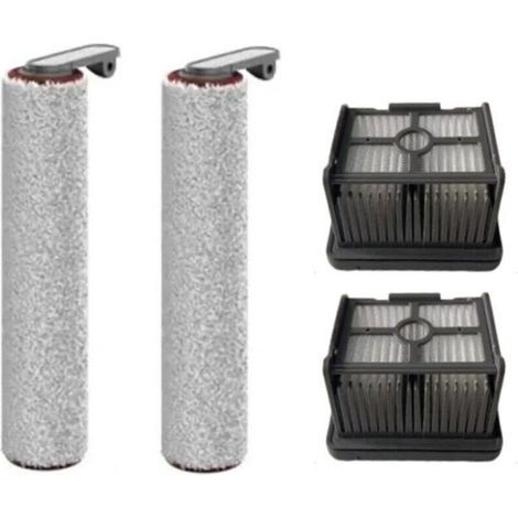4 PièCes PièCes pour Dreame H12 Pro Lave-Sol Machine Aspirateur Accessoires Filtre Hepa Lavable Brosse à Rouleau Principal