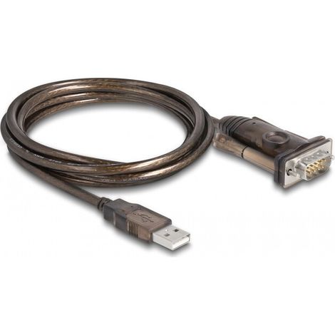 Delock USB 2.0 Adapter [1x USB 2.0 Stecker A - 1x RS232-Stecker] 62646 1.5 m