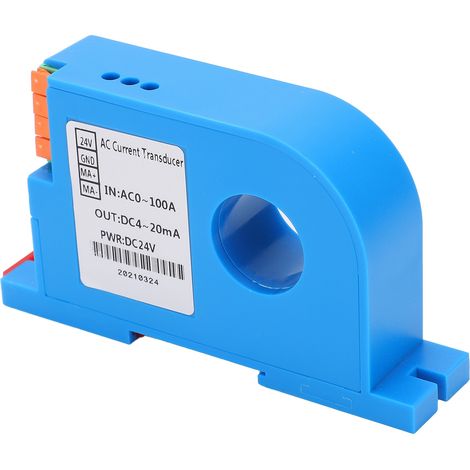 Wechselstromwandler 0-100A, 4-20mA Gleichstromausgang, Messtransformator für die elektrische Verteilungssteuerung, analoge Signalübertragung. (1/5)