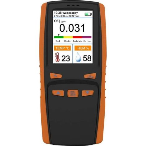 Analyseur d'ozone Portable multifonctionnel O3 compteur d'ozone détecteur d'air capteur intelligent compteur d'ozone moniteur de Pollution de la qualité de l'air (1/5)