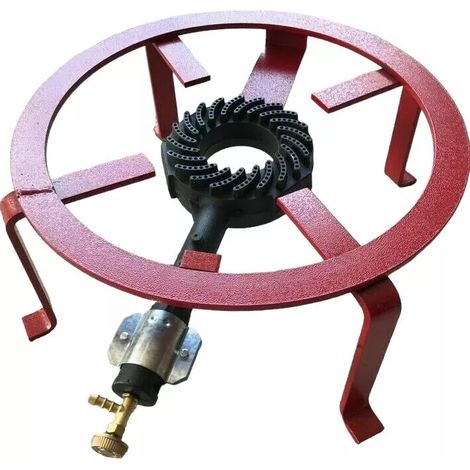Fornellone bruciatore ghisa fornello a gas tondo acciaio diametro 50 CM