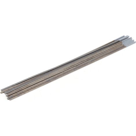 10 électrodes de tungstène WC20 pour soudage à l'arc des aciers inoxydables minces, grises (1/5)