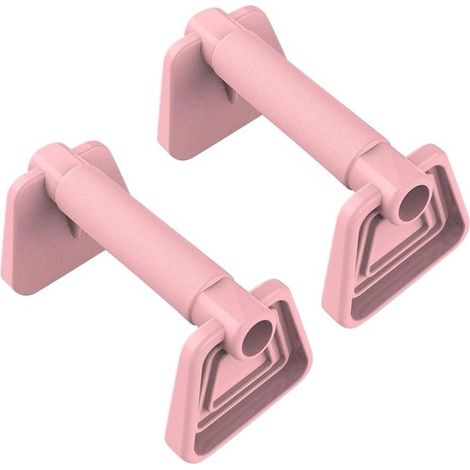 Supporto per flessioni - Maniglie per fitness - Allenamento della parte superiore del corpo - Piedini in gomma antiscivolo - 145 cm - Nero (1/5)