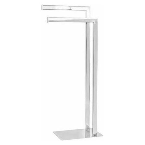 PIANTANA PORTA ASCIUGAMANI ZEUS Misura: Spazzolato cm 18 x h. 77x33,5