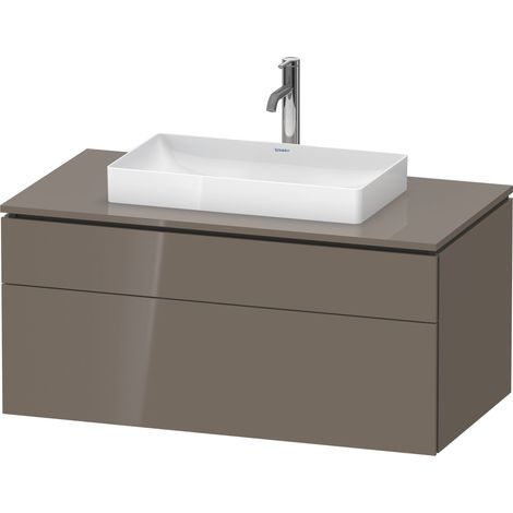 Duravit L-Cube Meuble sous-lavabo en console suspendu, avec plan