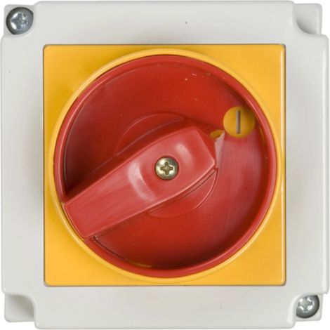Not-Nockenschalter 0-1 3P 25A im Gehäuse 4G25-10-PK S6 63-241673-031