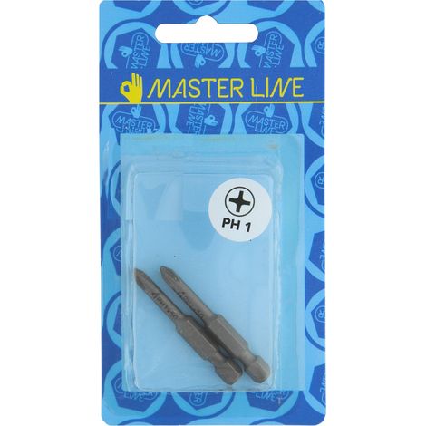 Blister inserto a croce 50 mm. utensili elettr ph2 da 2 pezzi (1/2)