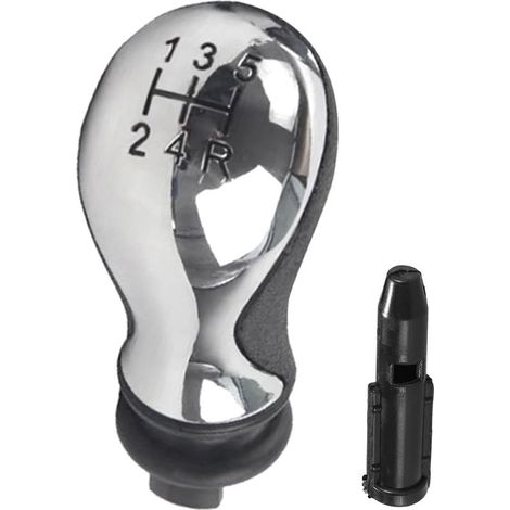 Pommeau de levier de vitesse manuel, sélecteur de vitesse à 6 rapports, cache-pommeau de levier de vitesse, compatible avec Citroën C5 01-08, Xsara Picasso 99-08, XSARA Picasso (1999-2010), C5 (2001-2