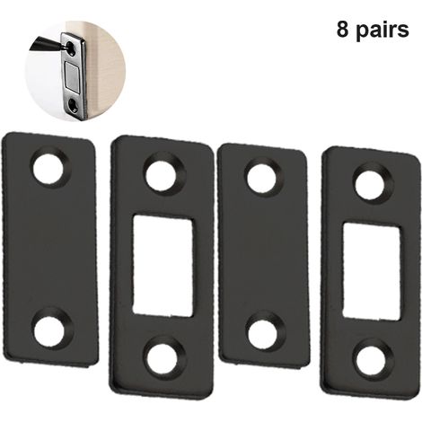 Aimants de porte pour portes d'armoires (8 pièces) - Fermeture magnétique puissante - Aimant pour tiroir d'armoire - Ferme-porte
