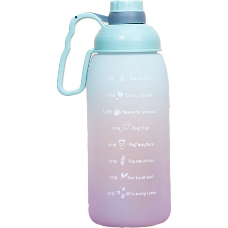 Gourde De Sport - Bouteille D Eau Réutilisable Avec Couvercle À Rabat - Pour Fitness Randonnée Cyclisme Et Voyage - 1 Pièce (1/5)