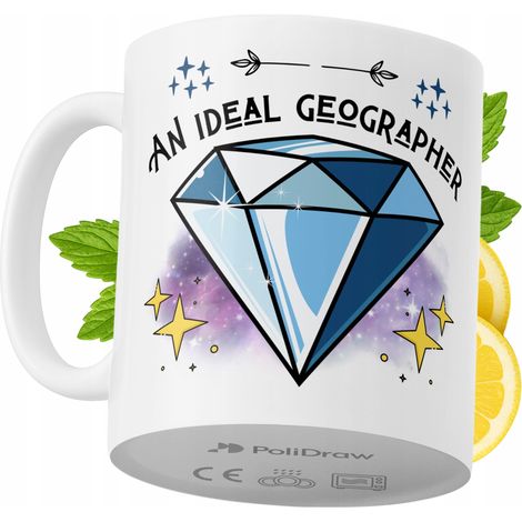 Mug humoristique pour géographe, avec un texte amusant et un design graphique original. Idéal pour les anniversaires, les fêtes et les occasions spéciales. Mug premium pour la maison, le bureau et le 