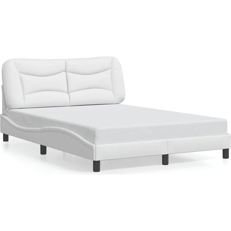 Maison Exclusive - Giroletto senza Materasso Hvar Bianco 120x200 cm in Similpelle (1/5)