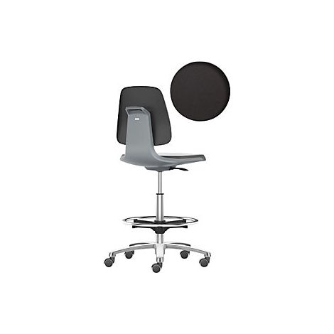 Silla giratoria de trabajo LABSIT  silla alta con ruedas de