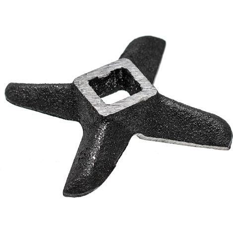 vhbw Messer Kreuzmesser Gr. 32 für Fleischwolf - 15,1 x 15,1 mm, Gusseisen (1/4)