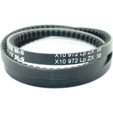 Courroie type trapézoïdale crantée ZX38