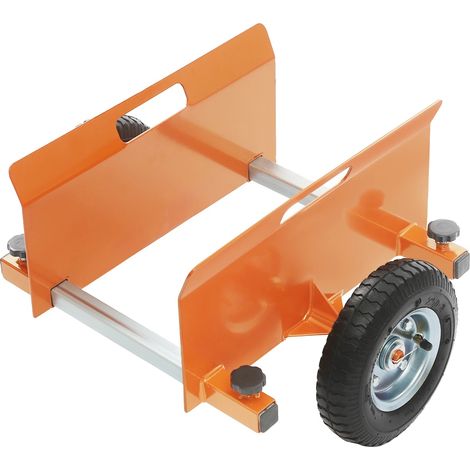 Carrello portapannelli per carichi pesanti con morsetti regolabili, come mostrato in figura. (1/2)