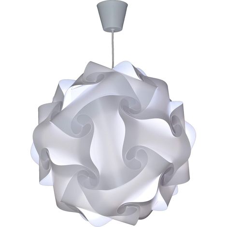 DIY Luminaire à Suspension - Lustre Chambre Prêt à Être Branché  Abat-Jour à Suspendre au Plafond  Pour Décoration Salon (1/5)