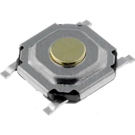 Pulsante Smd 5,2x5,2mm Altezza totale 1,5mm Tactb-64k
