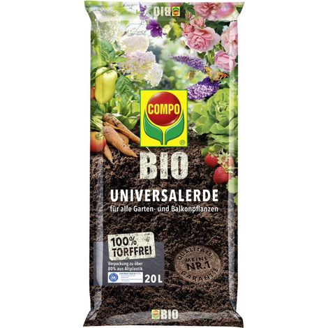 COMPO BIO Universalerde torffrei 20l