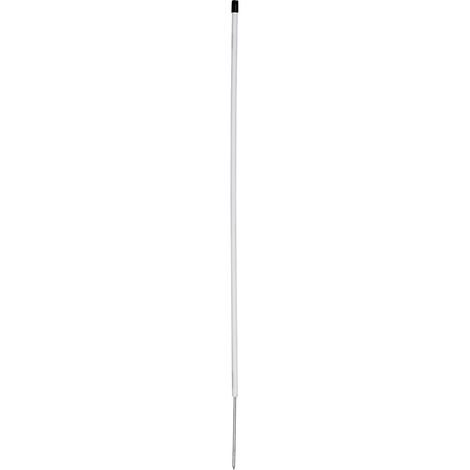 Piquet simple pointe 0.90 m pour filet mouton – Renforce la structure d'enclos – Pour terrains accidentés et sols durs – Ukal
