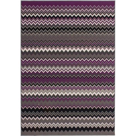 Tapis tissé now 700 multicolore violet - 160 x 230 cm (1/4)
