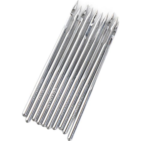 10 pièces/ensemble DBx1 6 types d'aiguilles métalliques pour machine à coudre industrielle, kit d'accessoires mixtes (1/5)