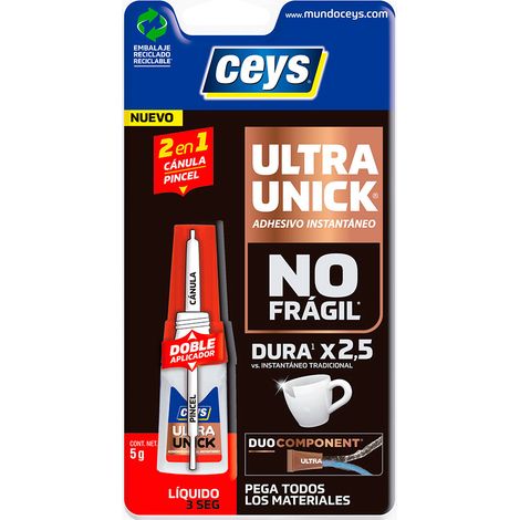 Adesivo Universale Ultra Unick, Cannula / Spazzola, 5 G