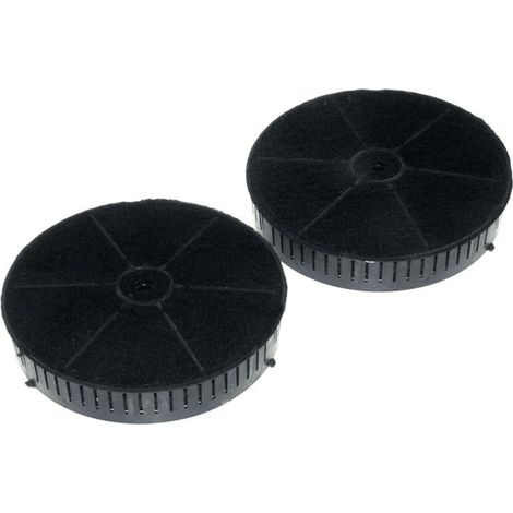 Lot de 2 filtres charbon  T57   175X45 mm (4055171138, 208352146603) Hotte AEG, ARISTON HOTPOINT, ARTHUR MARTIN ELECTROLUX, BAUKNECHT, DE DIETRICH, ELECTROLUX, ELICA, ESSENTIEL B, IGNIS, IKEA, IKEA WH (1/5)