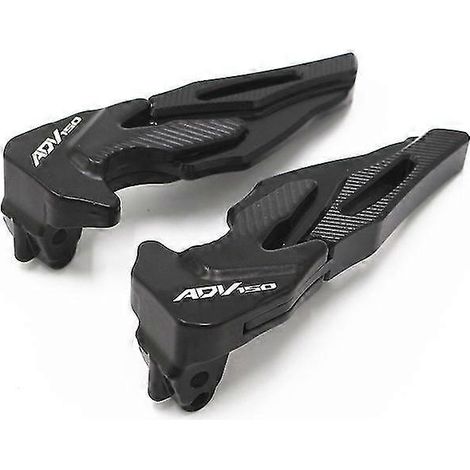 Fußstütze/Klappständer aus Aluminiumlegierung für Honda Adv 150 PCX 150 160 – Schwarz