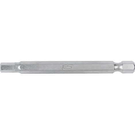 KS Tools - Boîte de 5 embouts de vissage 6 pans, L.75 mm - 1/4'' - 5 mm - 911.7762 (1/2)
