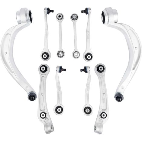 Steuerarmset, Hochfester Stahl, Ersatzkit für die Vorderachse, Kompatibel mit Audi A4/A5/Q5, Verbesserte Haltbarkeit, Obere und untere Steuerarme (1/5)