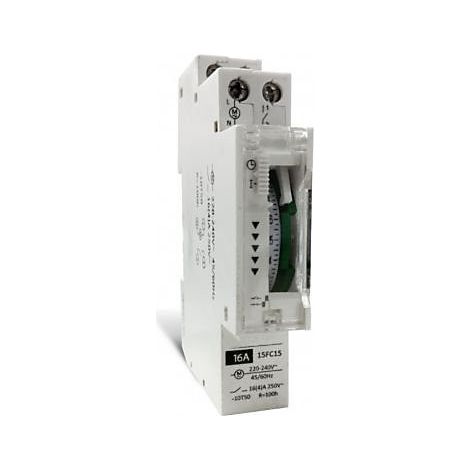 Orologio analogico giornaliero ZENITECH per quadro elettrico