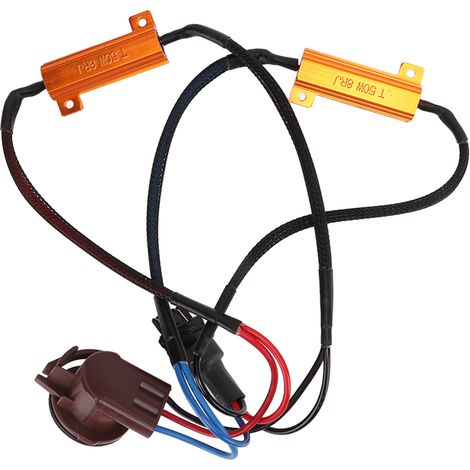 Adaptateur de résistance LED double, monofil, 50 W, puissance moyenne, décodage précis (1/5)