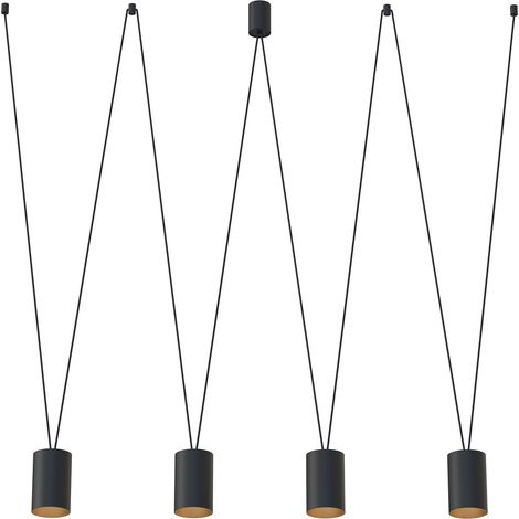 Lampadario sospeso Nowodvorski More Tone 7814 4xGU10 nero (1/2)